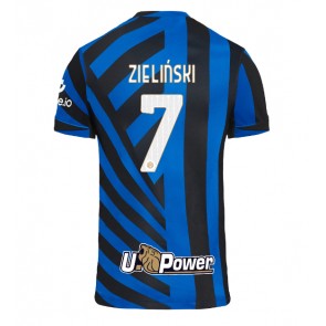 Inter Milan Piotr Zielinski #7 Domácí Dres 2024-25 Krátký Rukáv